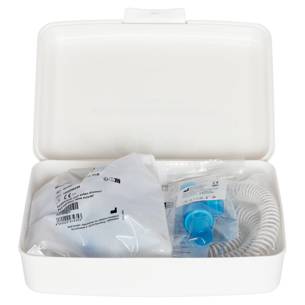 beecura® SYSTEM Zubehörbox für Erwachsene in der Verpackung