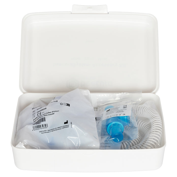 beecura® SYSTEM Zubehörbox für Erwachsene in der Verpackung