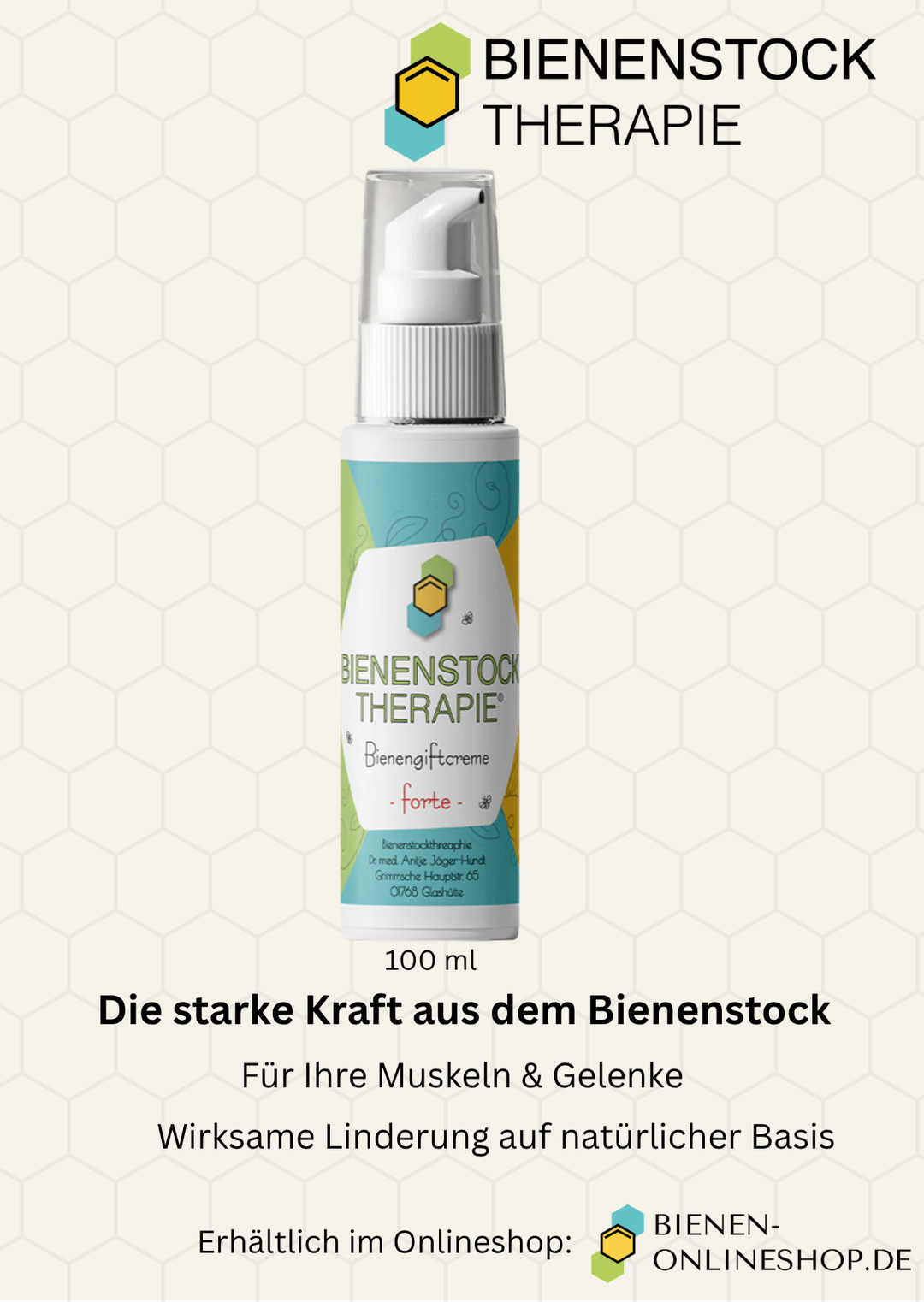 Bienengiftsalbe forte von Bienenstocktherapie, 2-g-Probe