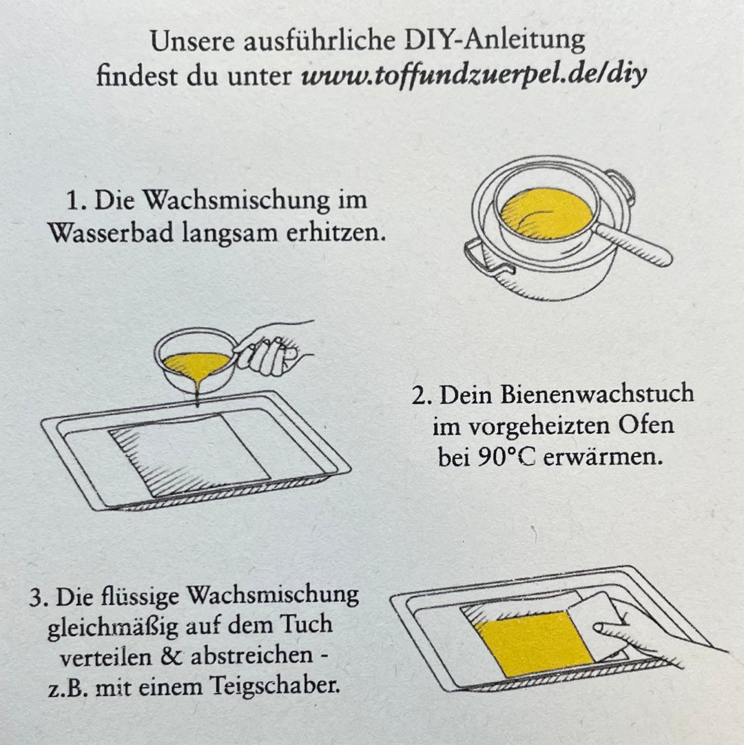 Repair-Wachs DIY Bienenwachstuch Anleitung 