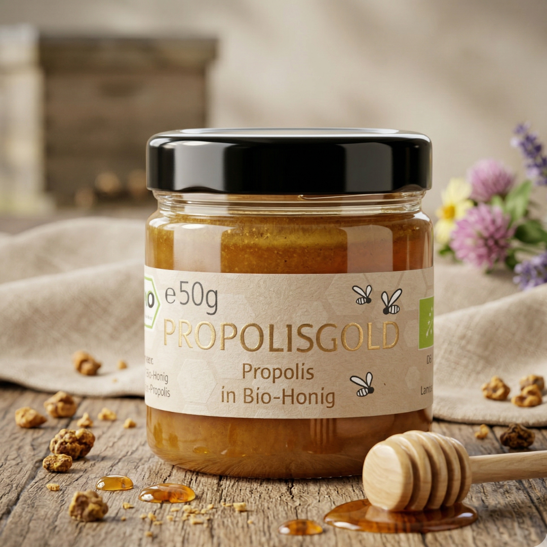 Bio Honig Propolisgold – weitere Ansicht