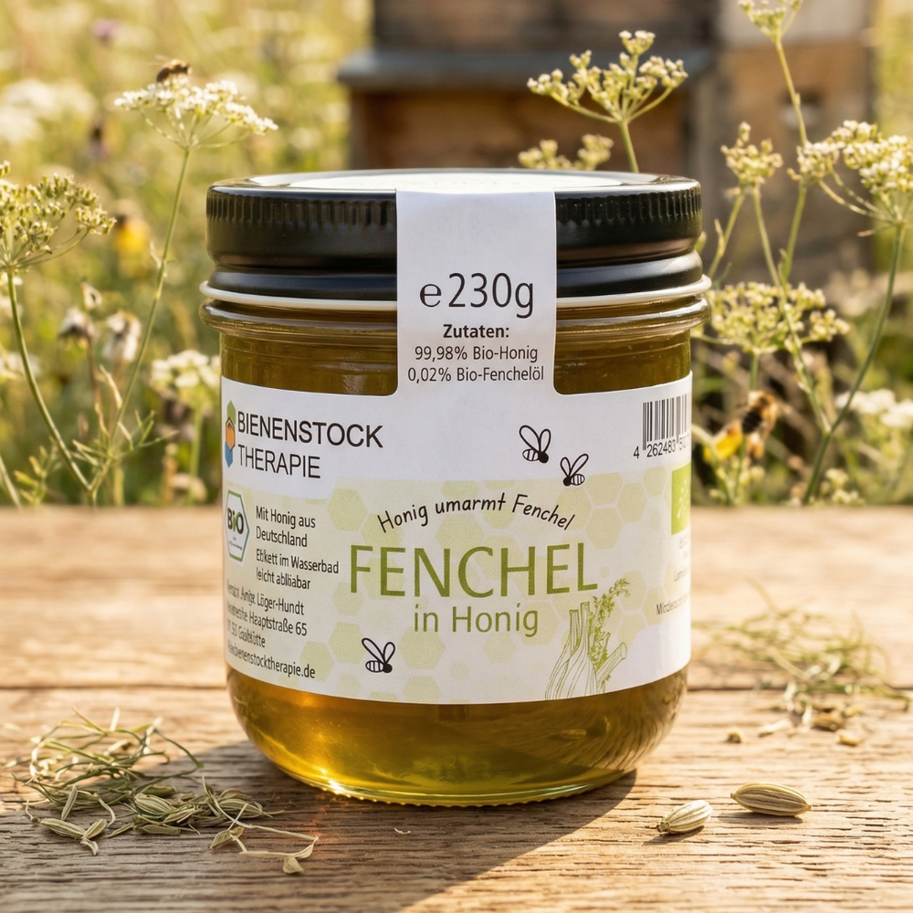 Bio Fenchelhonig, 230 g – weitere Ansicht