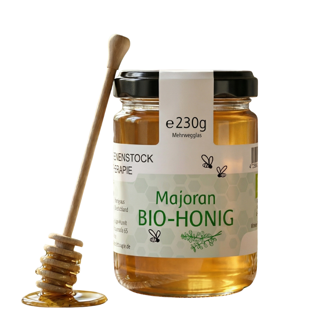 Bio Majoran-Blütenhonig, 230 g im Glas