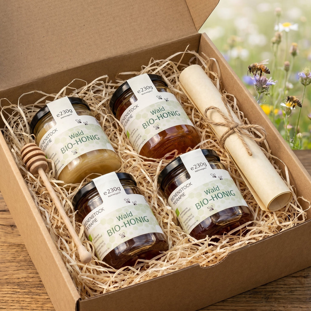 Bienenpatenschaft Bienenbotschafter – Geschenkbox Detailansicht