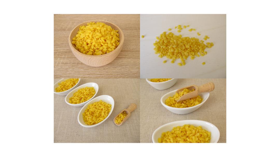 Bienenwachs Pastillen – Beispielbilder