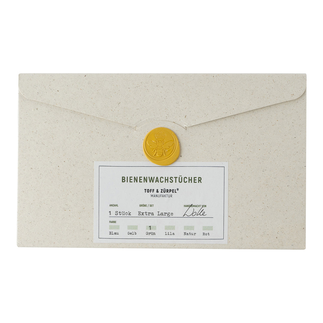 Verpackung Bienenwachstuch Extra Large