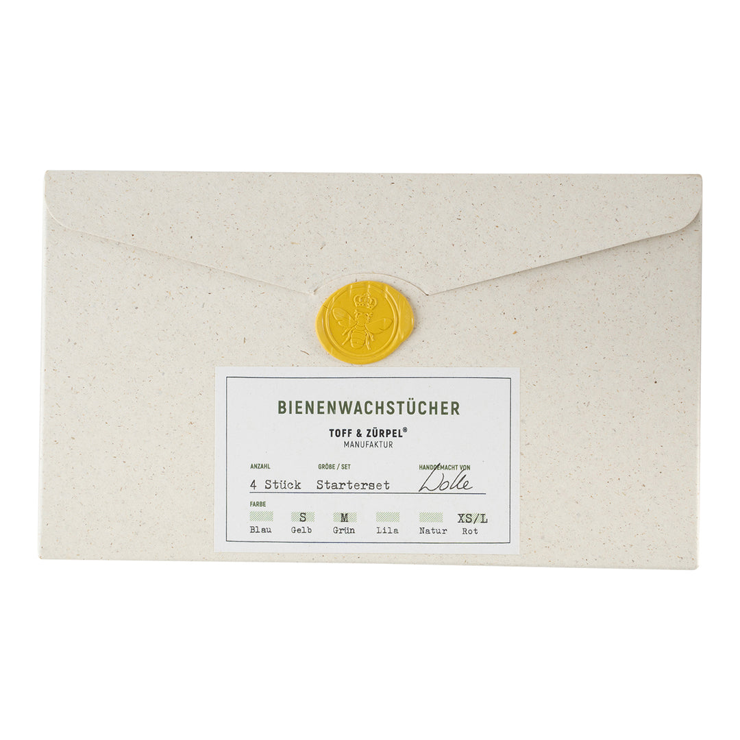 Verpackung Bienenwachstücher Starterset