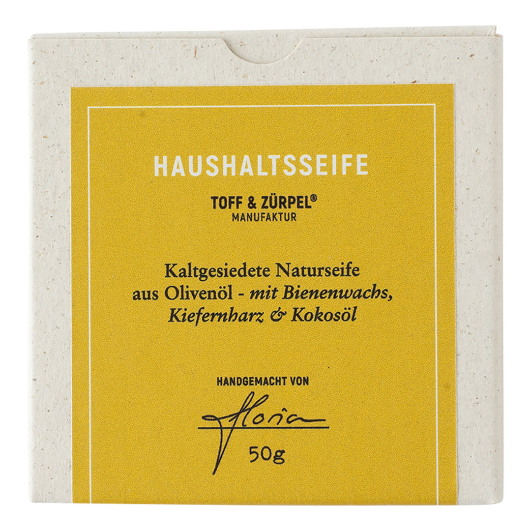 Haushaltsseife mit Bienenwachs TOFF & ZÜRPEL, 50 g