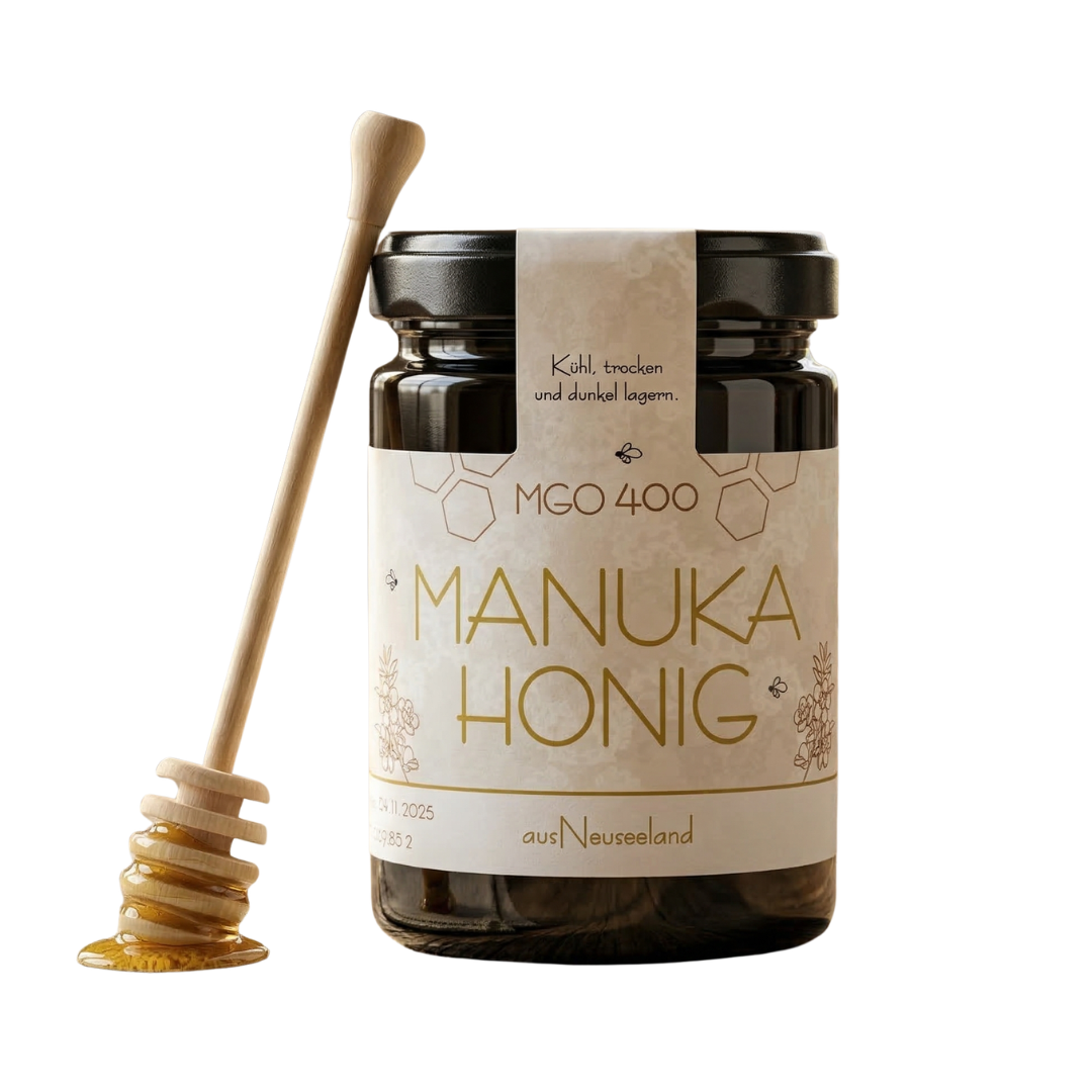Manuka Honig MGO 400+ im 250-g-Glas
