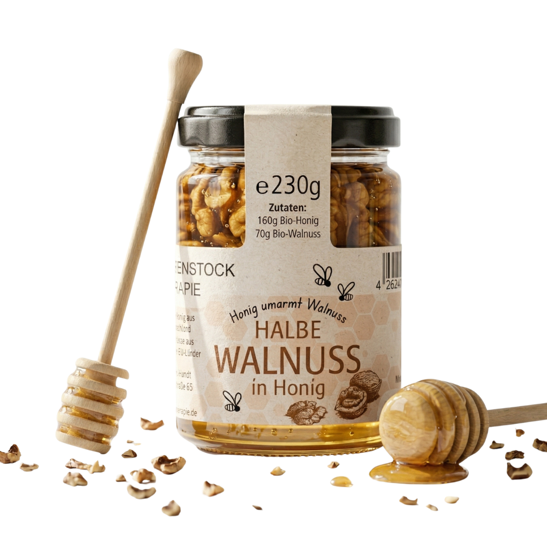 Bio halbe Walnuss in Honig, 230 g im Glas