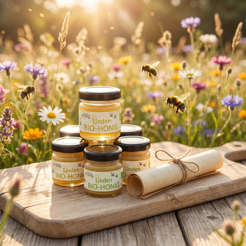 Bienenpatenschaft Sammelbiene – Honig auf blühender Wiese