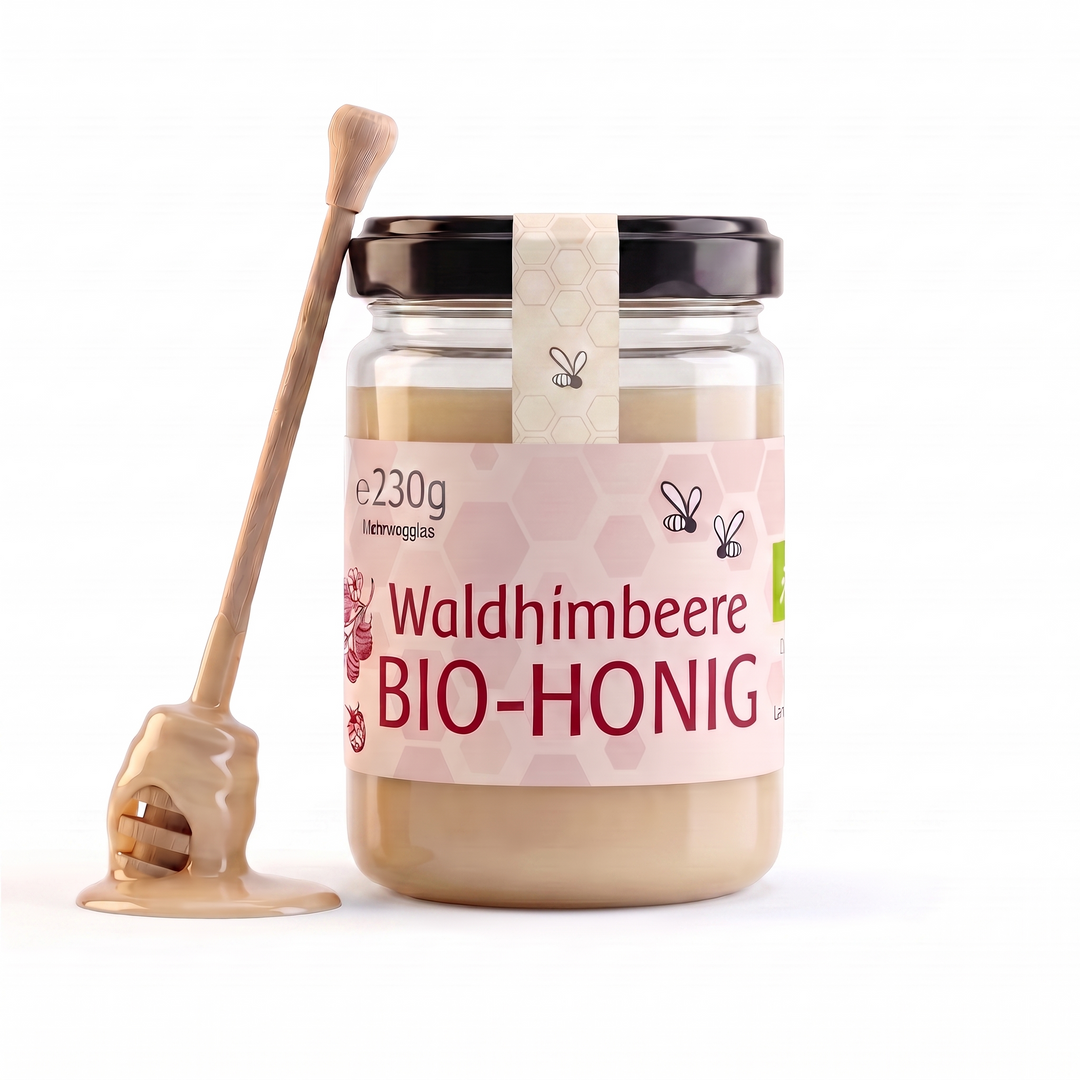 Bio Waldhimbeere Honig, 230 g im Glas