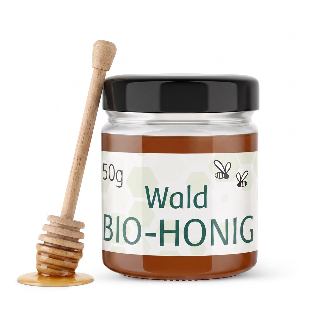 Bio Waldhonig, 50 g im Glas