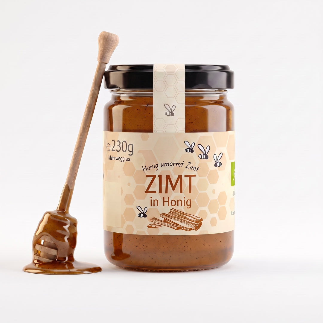 Zimt in Bio Honig, 230 g im Glas