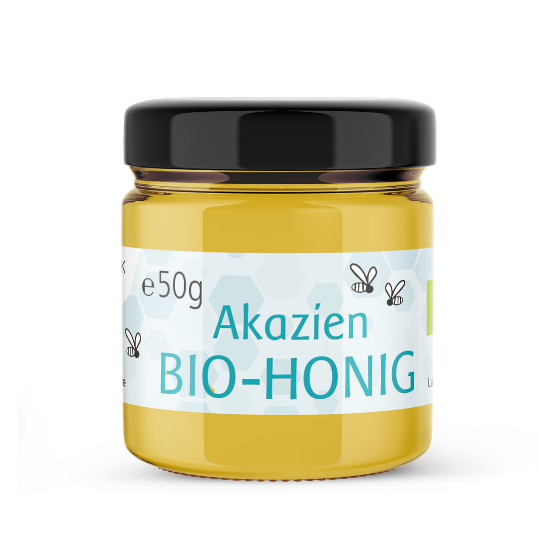 Bio Akazienhonig, 50 g im Glas
