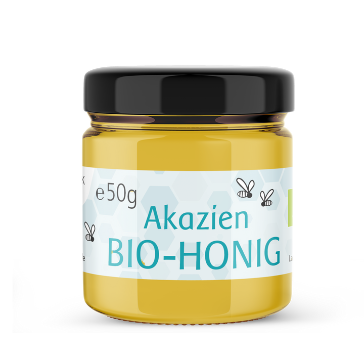 Bio Akazienhonig, 50 g im Glas