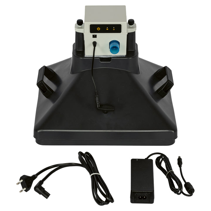 beecura® SYSTEM Inhalator in Anthrazit mit Netz und Kabel – zum Einatmen von Bienenstockluft
