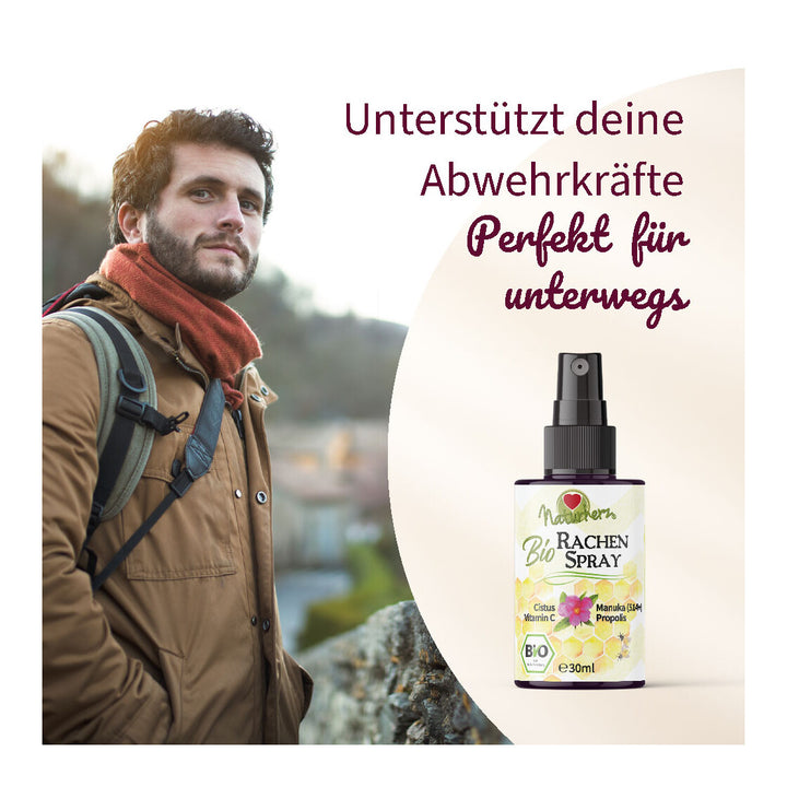 Bio Rachenspray mit Cistus, Manuka, Vitamin C und Propolis – Ansicht 6
