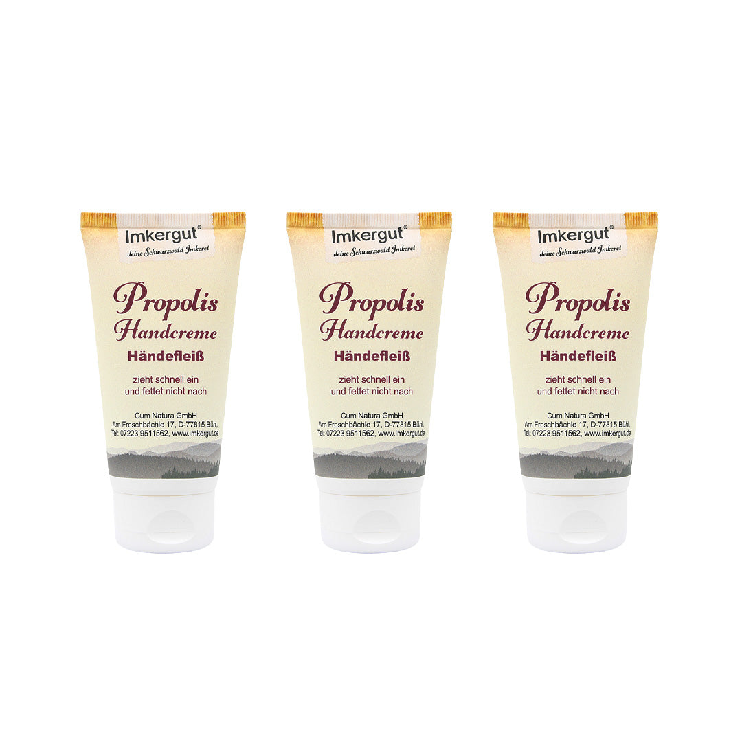 Imkergut Propolis Handcreme Händefleiß 75 ml im 3er-Set